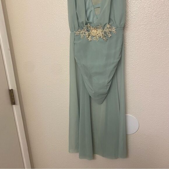 Weissman Dance costume mint sage green dress Watermelon Sugar D13039 SA adult - Picture 3 of 16